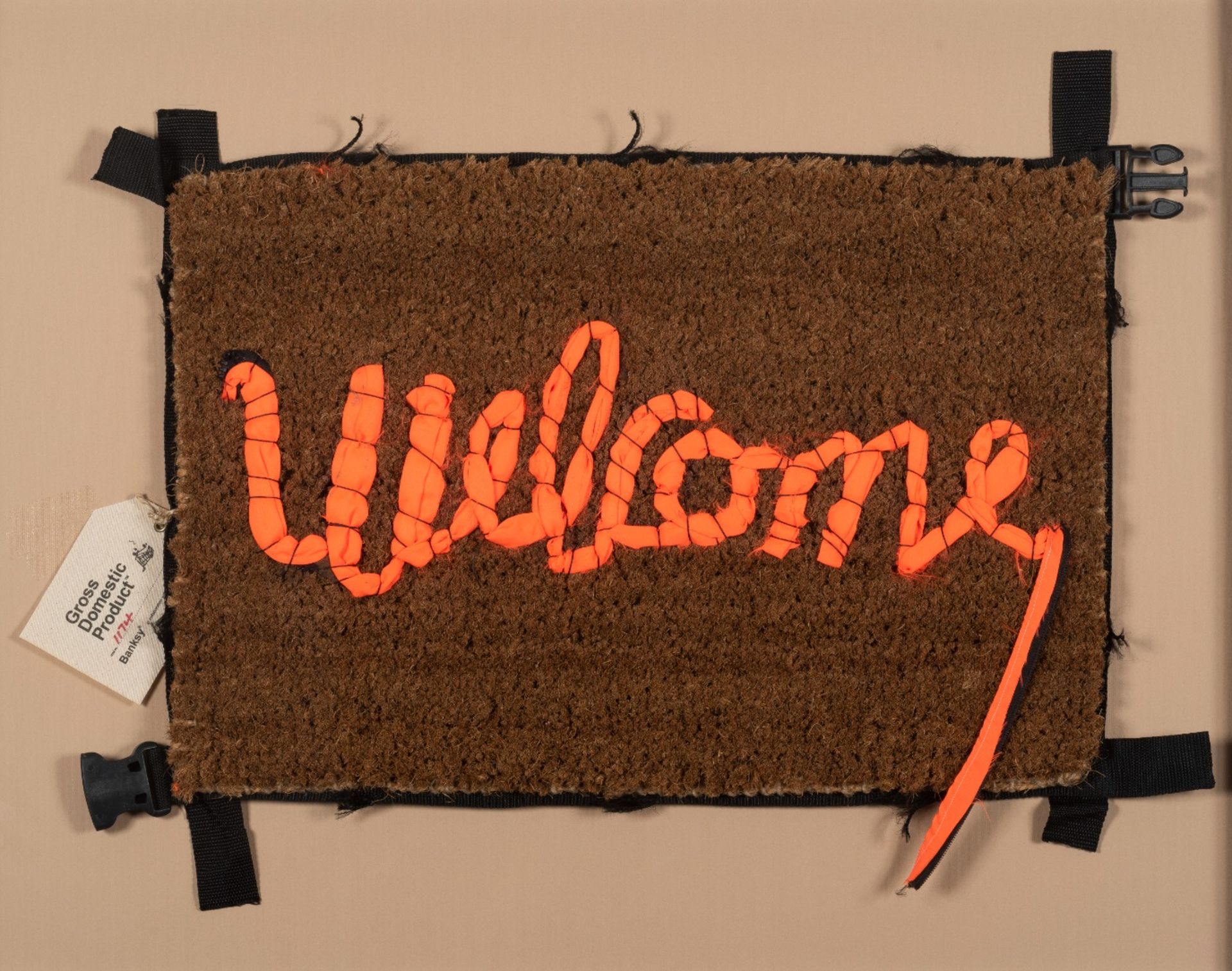 BANKSY (Né en 1974)  Welcome Mat, 2020. 