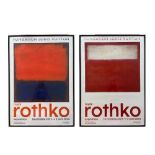 Mark ROTHKO (1903-1970), D’après  N°14 (1960) - "Pink and White over Red" (1957) 