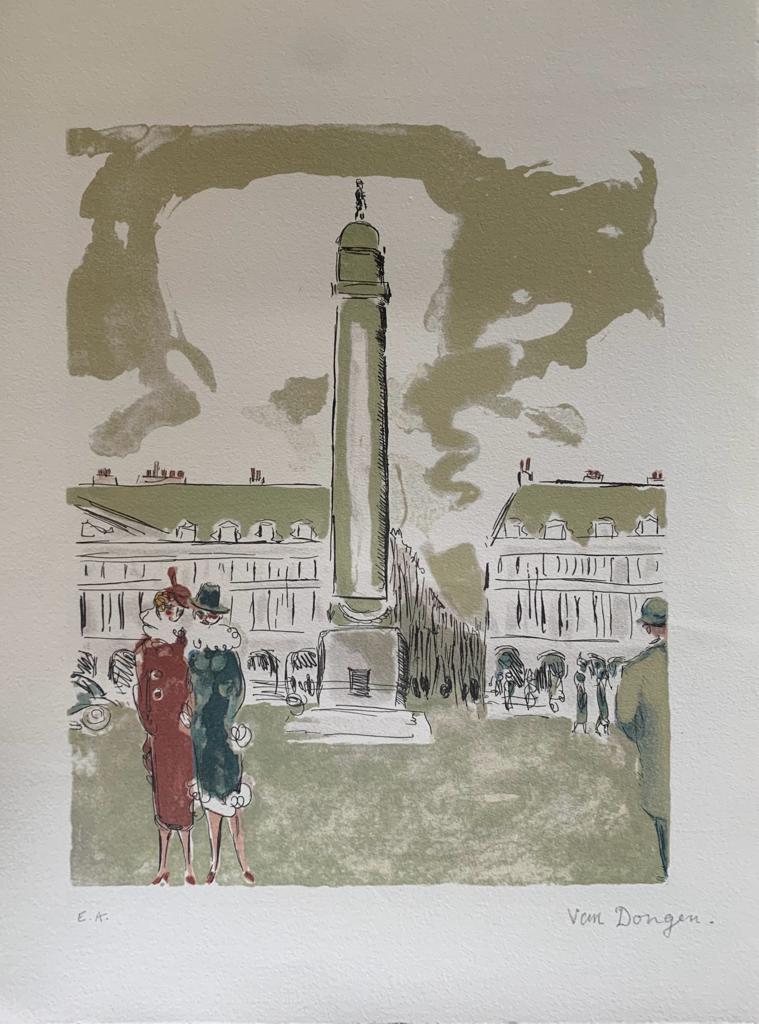 Kees VAN DONGEN (1877-1968), D’après Place Vendôme, 1937 - Image 2 of 2