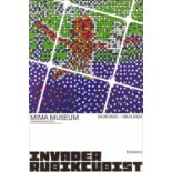 INVADER (Né en 1969)  Affiche de l'Exposition INVADER -RUBIKCUBIST 