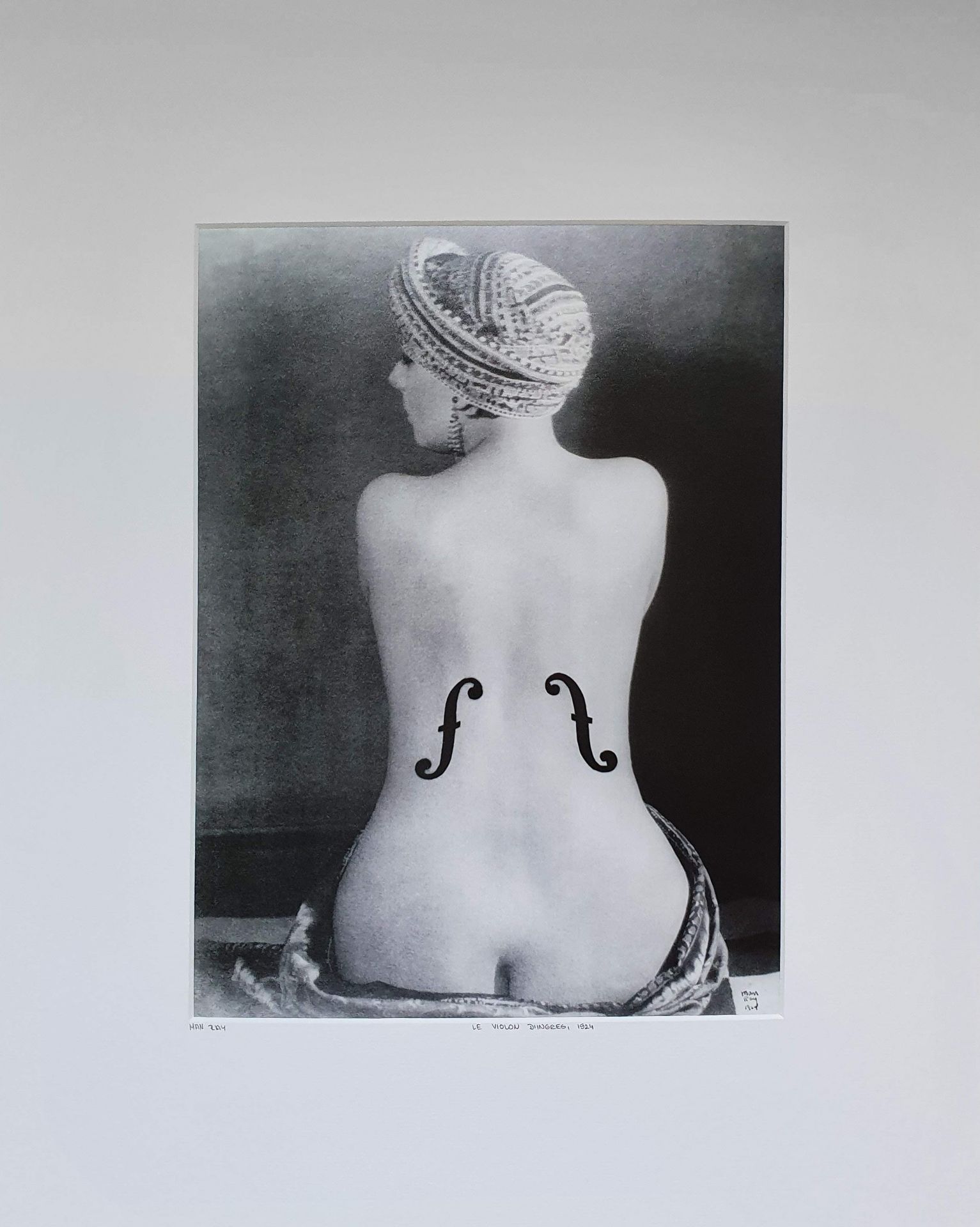 MAN RAY (Emmanuel Radnitsky, dit, 1890-1976) Le Violon d'Ingre, d’après l’original de 1924