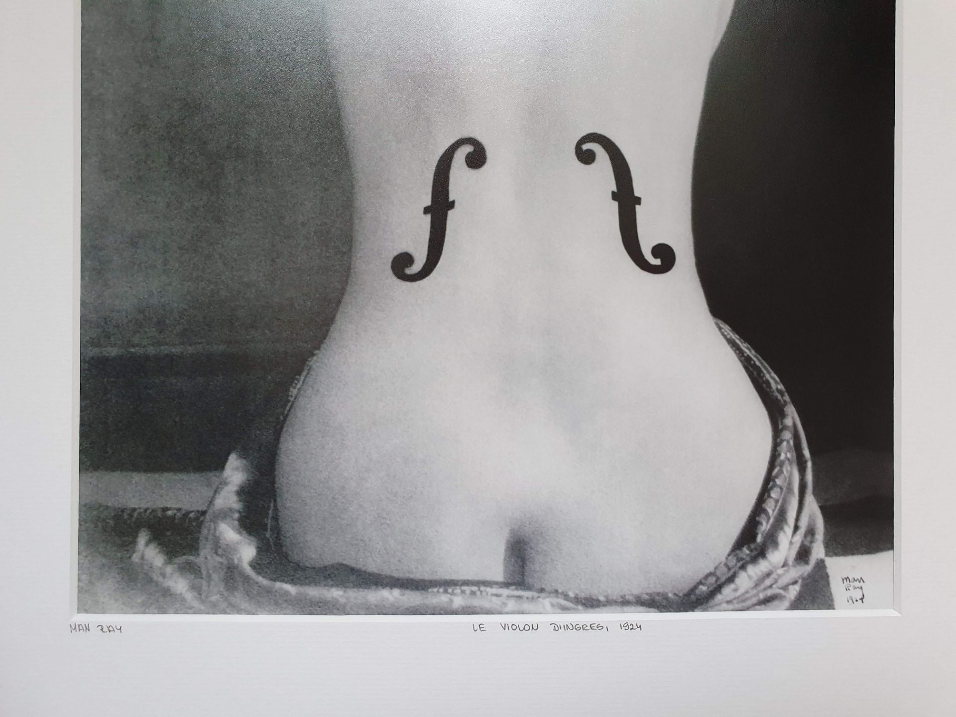 MAN RAY (Emmanuel Radnitsky, dit, 1890-1976) Le Violon d'Ingre, d’après l’original de 1924 - Image 3 of 5