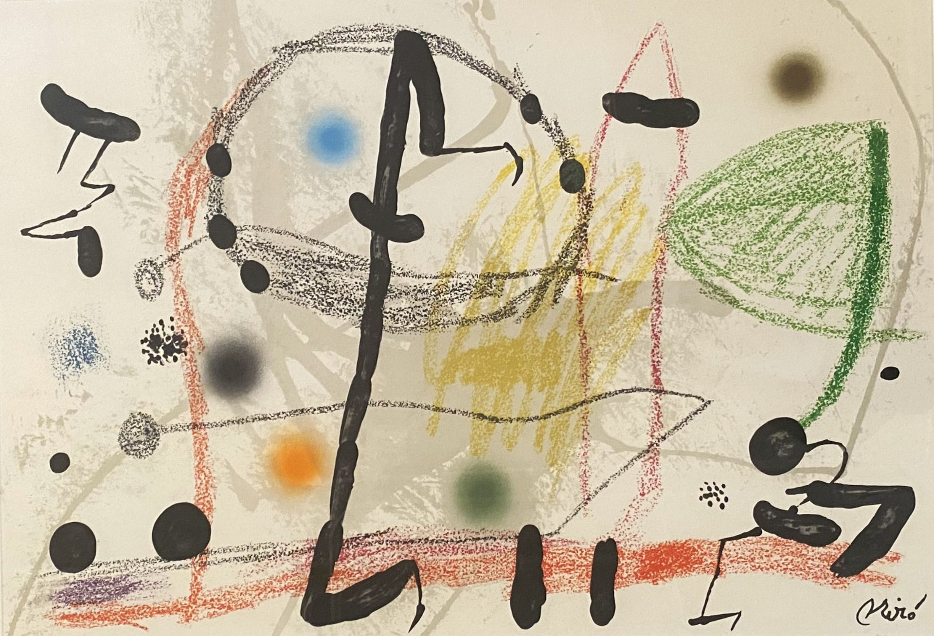 Joan MIRO (1893-1983), D’APRES Abstraction