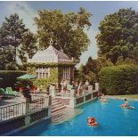 Slim AARONS (1916-2006)  Family Pool 