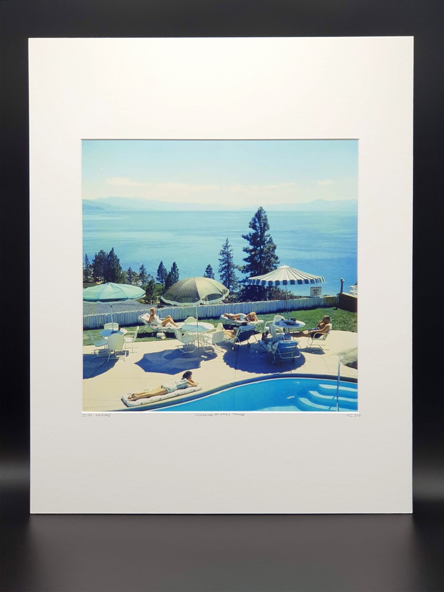 Slim AARONS (1916-2006) Relaxing at lake tahoe - Image 3 of 8