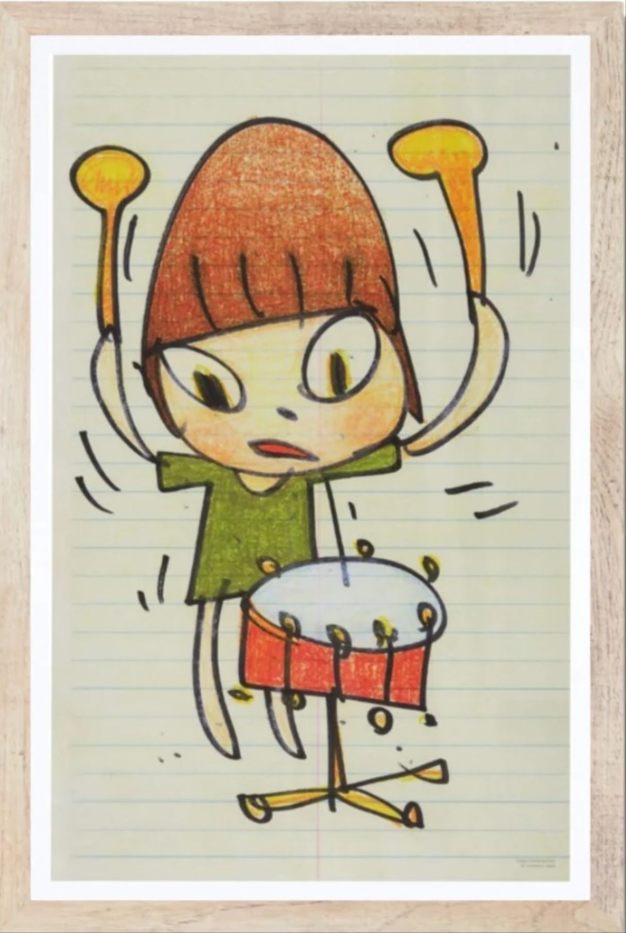 Yoshitomo NARA (Né en 1959) Banging the Drum,2020