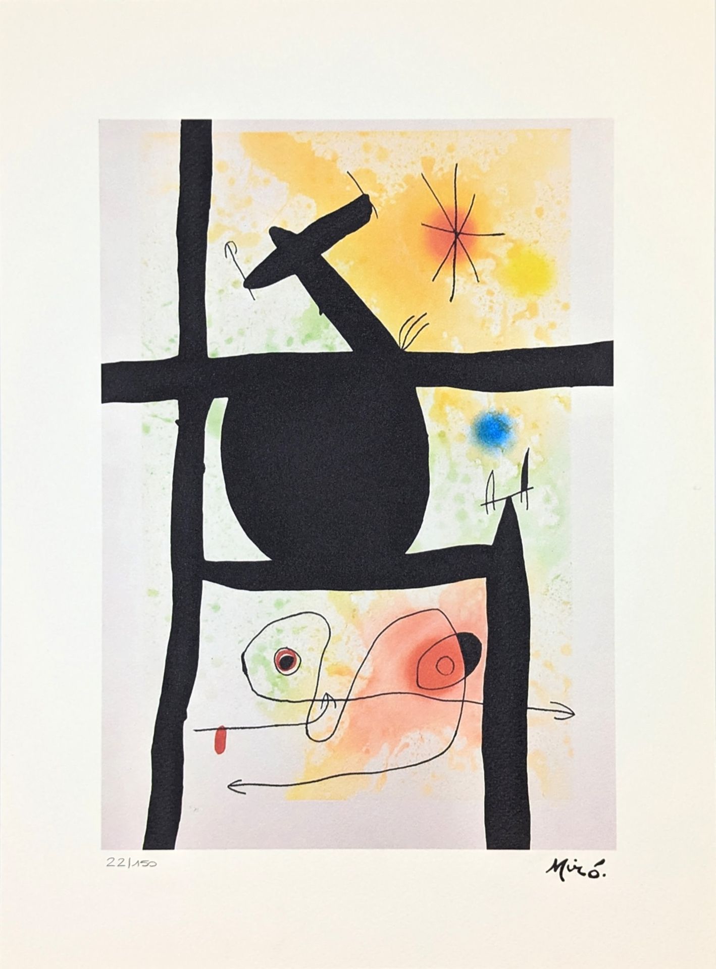 Joan MIRO (1893-1983), D’après Le dedans et le dehors