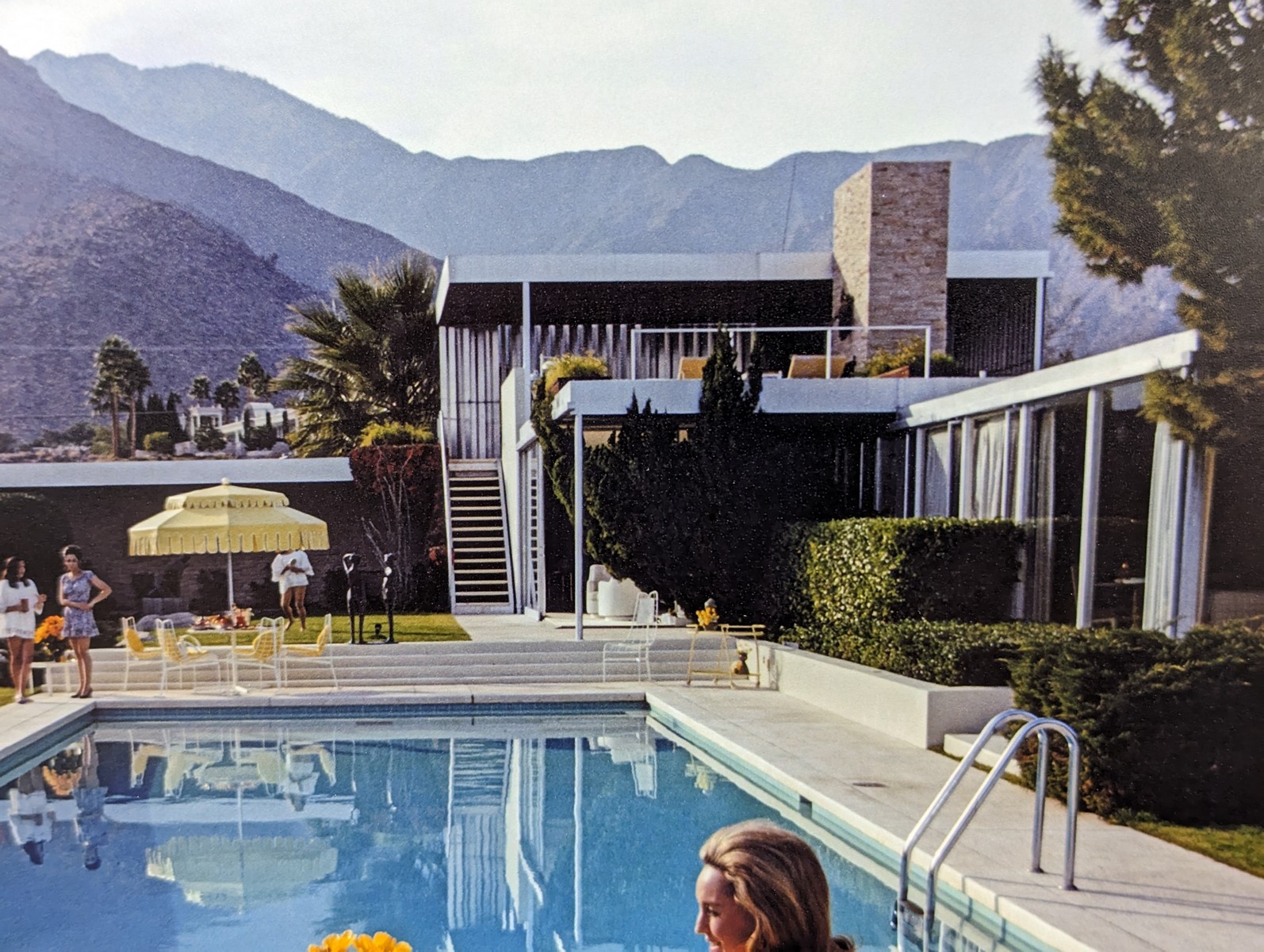 Slim AARONS (1916-2006) Poolside Gossip - Image 6 of 8