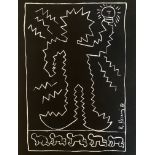 Keith HARING (1958-1990), Attribué à, Etats-Unis. Sans titre, circa 1984