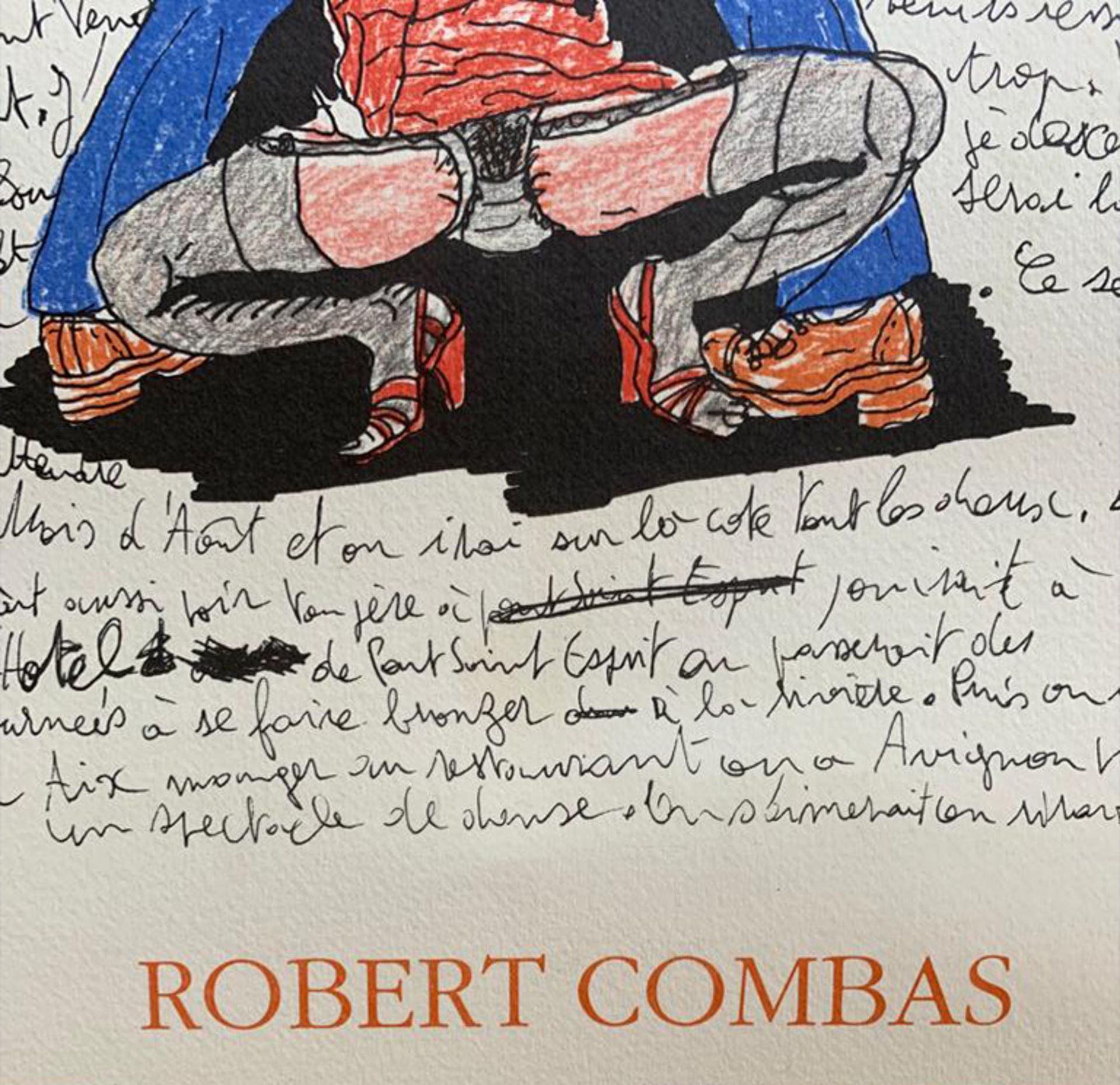 Robert COMBAS (Né en 1957) Feu n°2, 1990 - Bild 3 aus 3