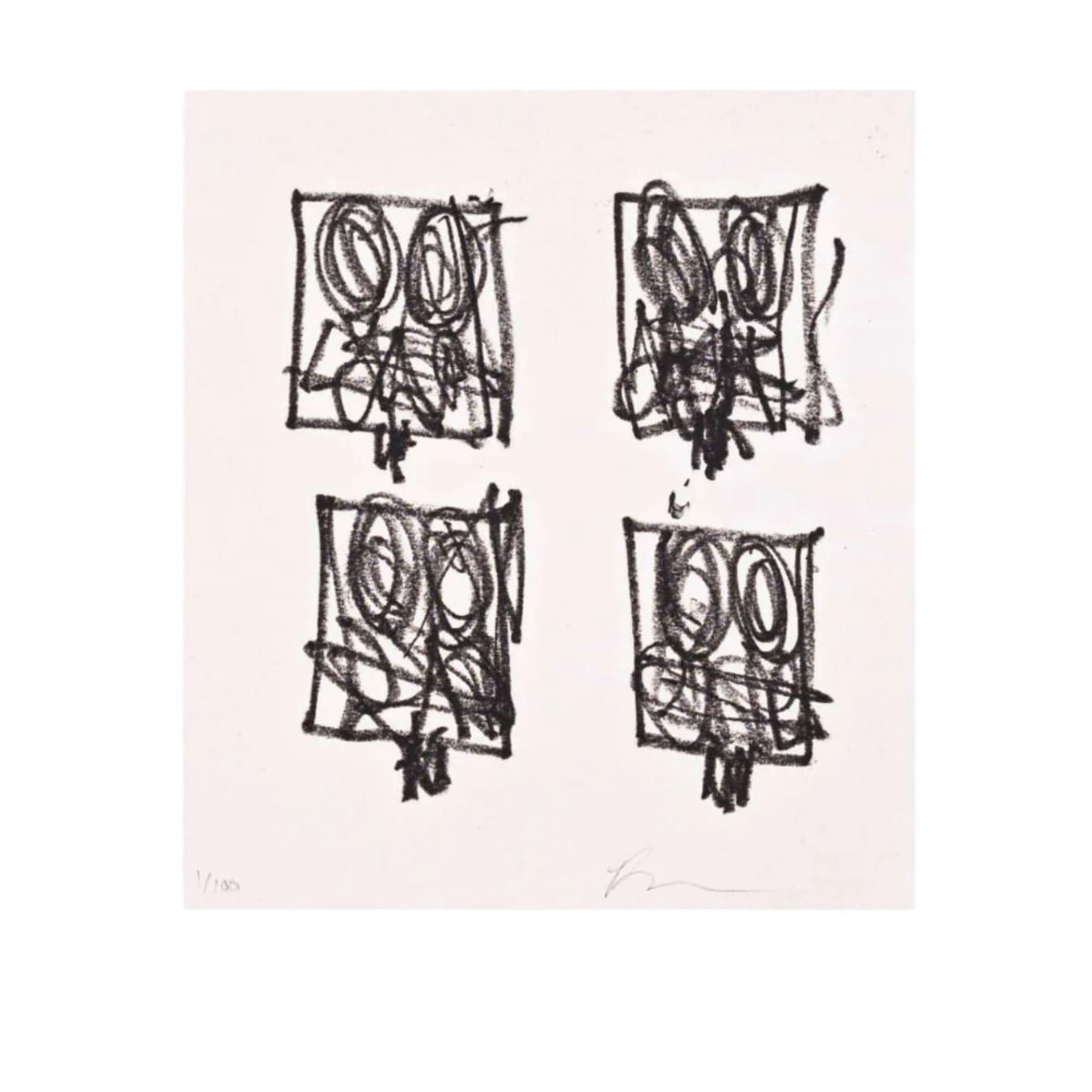 Rashid JOHNSON (Né en 1977) Untitled Anxious Print, 2023