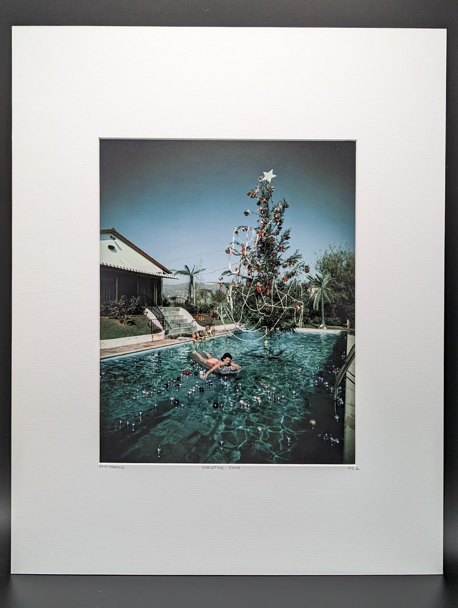 Slim AARONS (1916-2006) Christmas Swim - Image 3 of 6