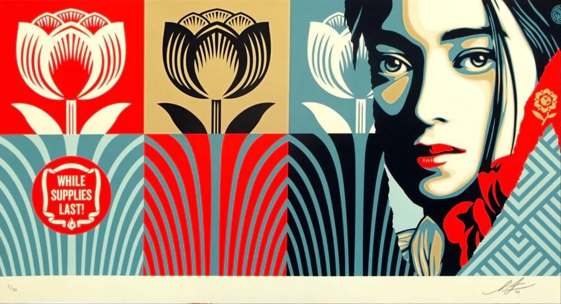 Shepard FAIREY (Né en 1970) While supplies Last (Large format)