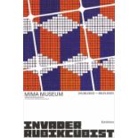 INVADER (Né en 1969) Affiche de l'Exposition INVADER -RUBIKCUBIST