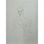 Amadéo MODIGLIANI (1884-1920), D’après Portrait féminin (modèle de 1916)