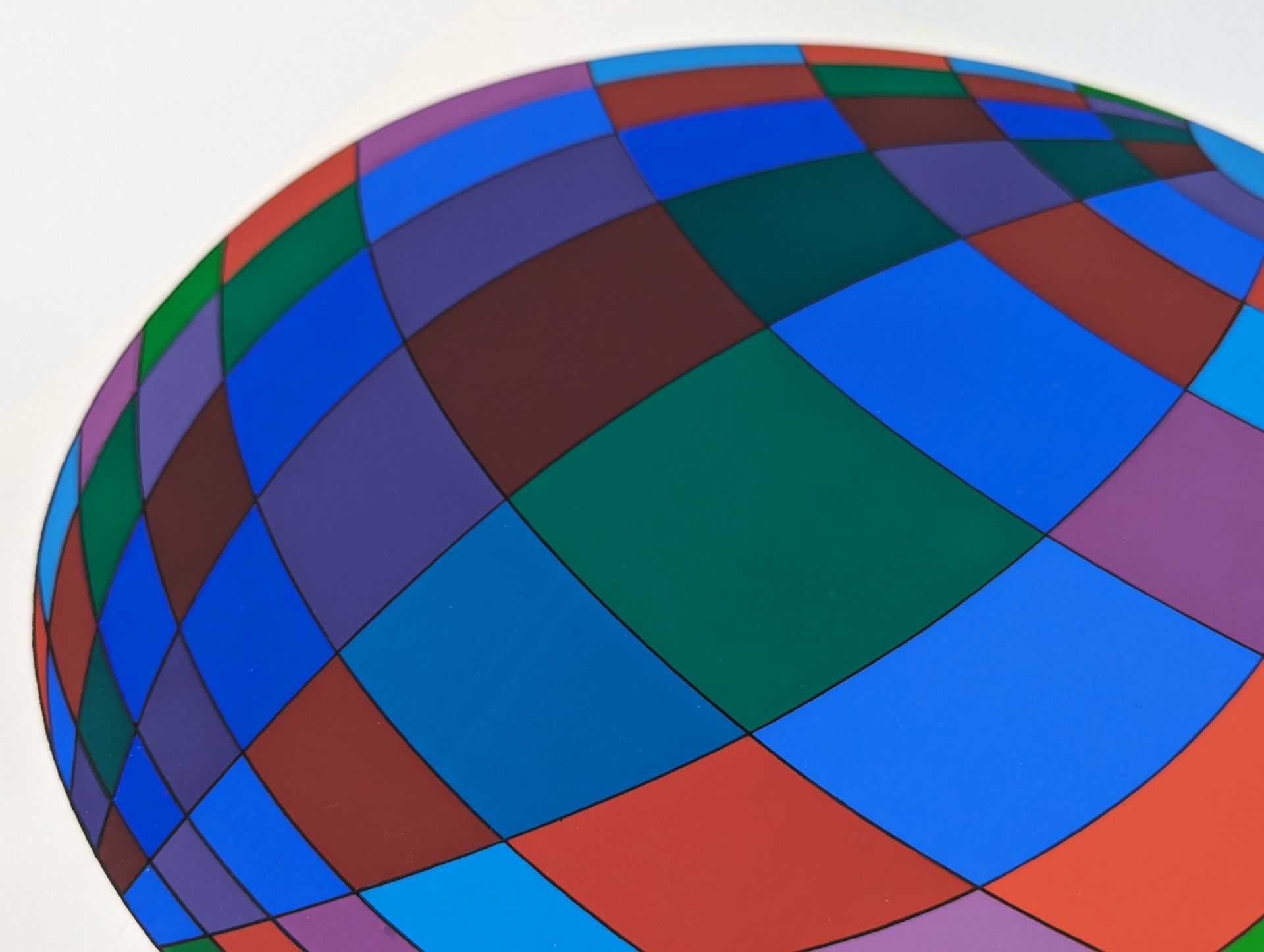 Victor VASARELY (1904-1997) Globe Folklore Planet, 1973 - Bild 4 aus 4