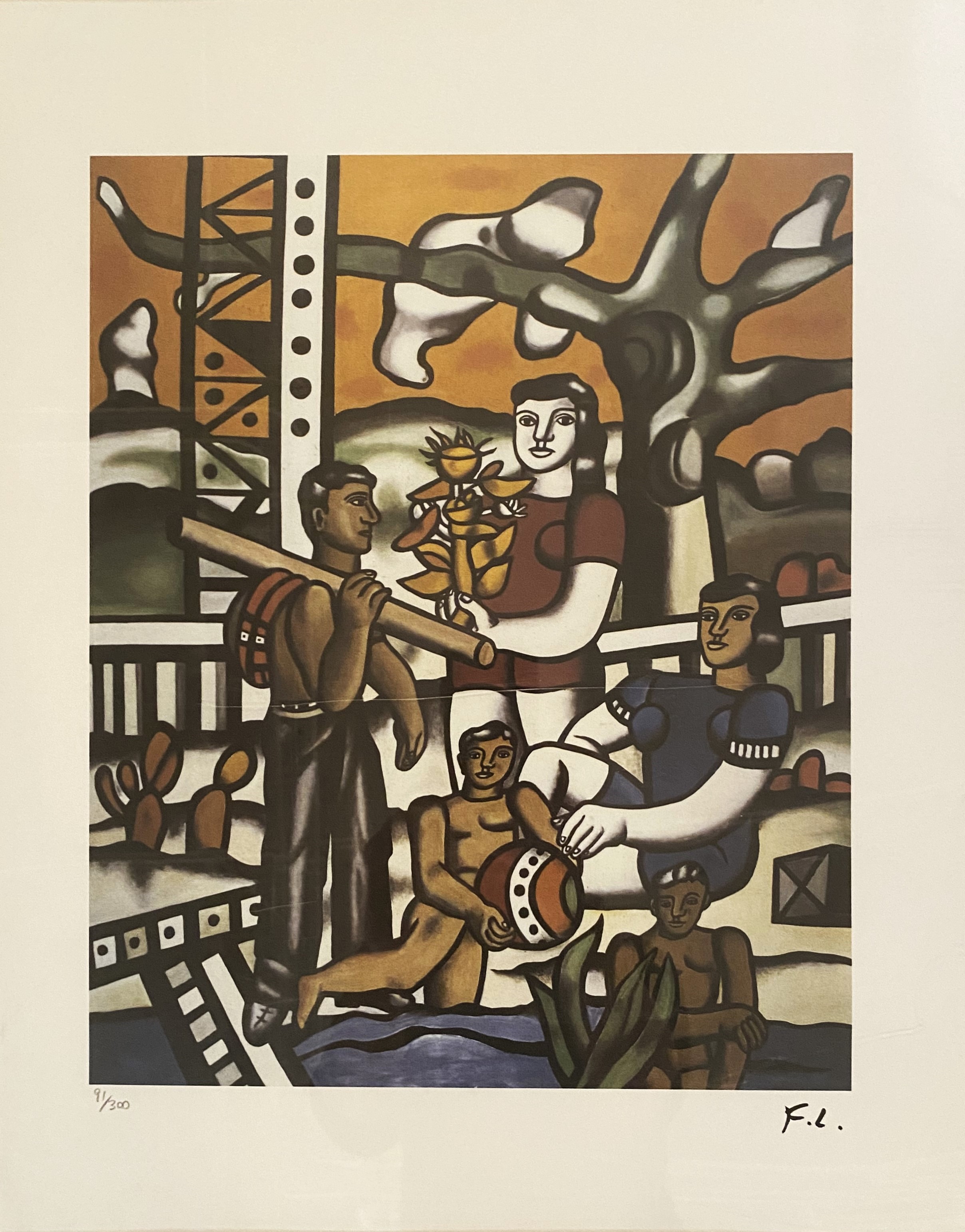 Fernand LÉGER (1881-1955), D’APRES Composition