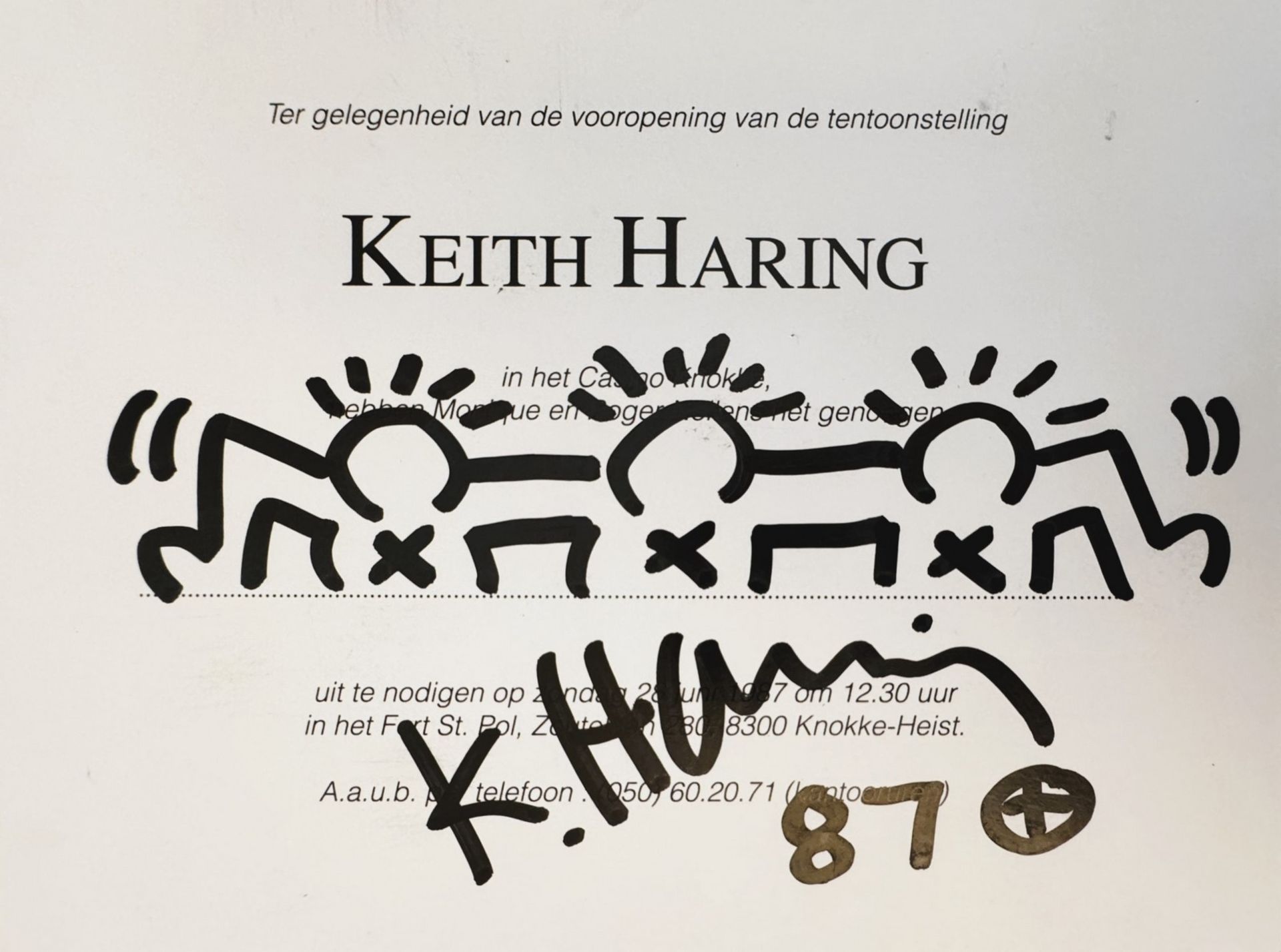 Keith HARING (1958-1990), Attribué à. 