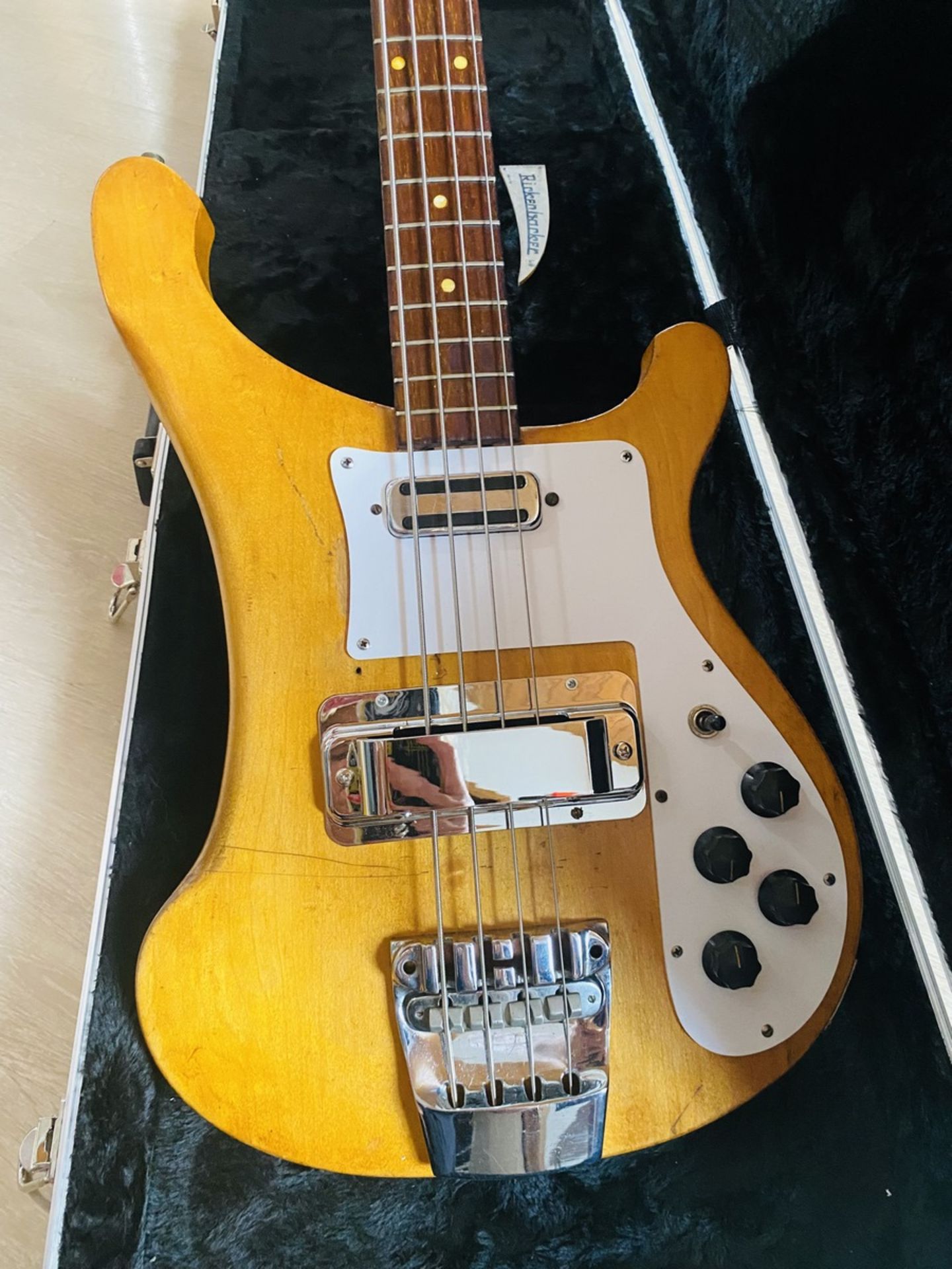 RICKENBACKER 4000 – circa 1960. MAPLEGLO. Rare vintage Guitare Bass .