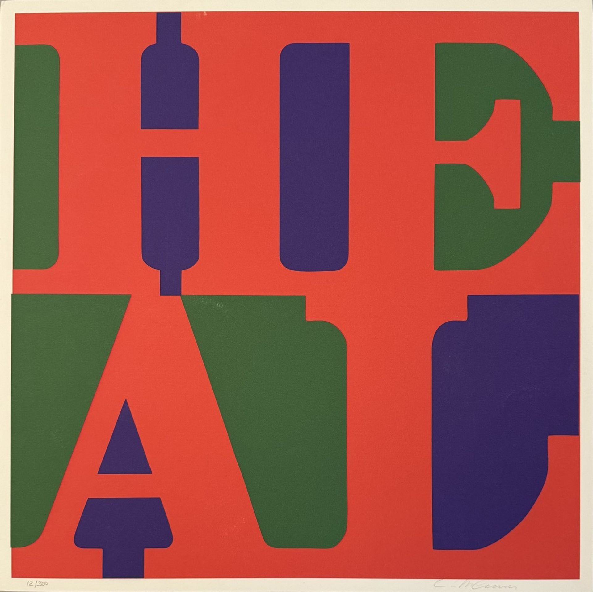 Robert INDIANA (1928-2018). 