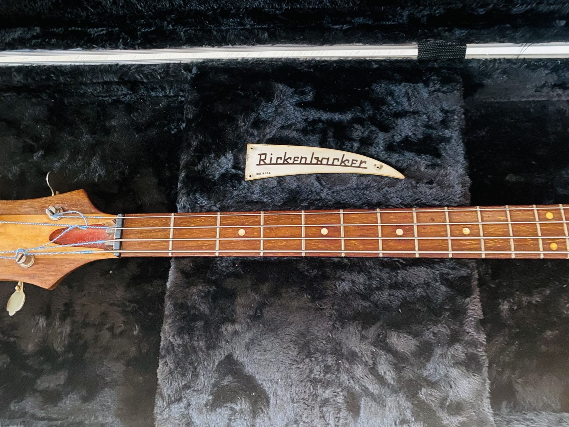 RICKENBACKER 4000 – circa 1960. MAPLEGLO. Rare vintage Guitare Bass . - Bild 6 aus 7