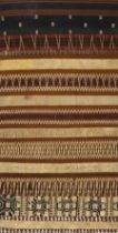 AN INDONESIAN SUMATRAN LAMPUNG CEREMONIAL GOLD THREAD TAPIS SARONG, EARLY 20TH CENTURY.