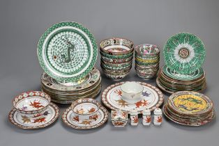 A LARGE QUANTITY OF VINTAGE CHINESE HONG KONG YUET TUNG PORCELAIN. Comprising porcelain of various