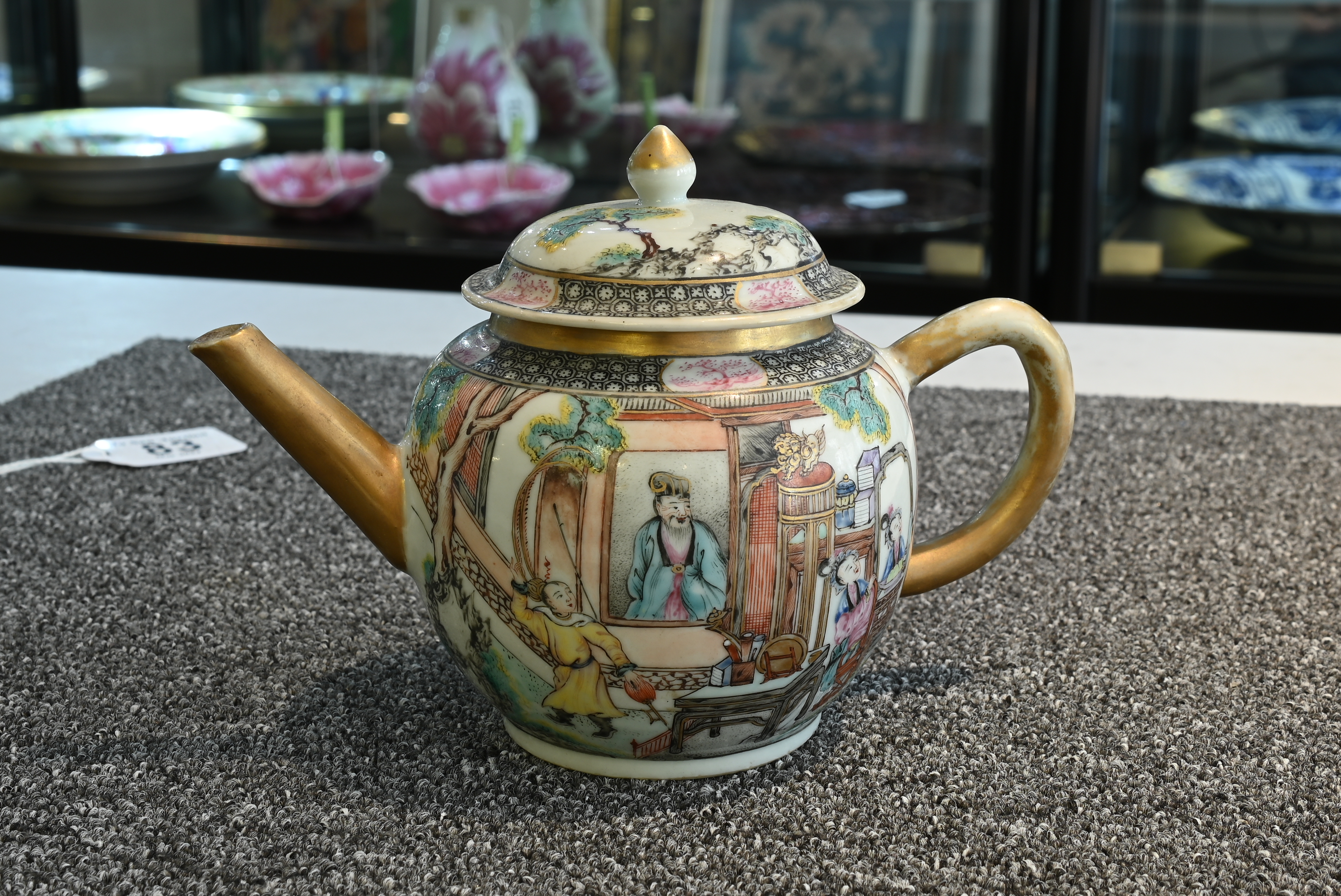 A FINE CHINESE FAMILLE ROSE PORCELAIN TEAPOT, 18TH CENTURY - Image 8 of 21