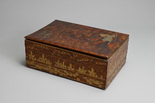 A JAPANESE LATE MEIJI PERIOD-TAISHO, (LATE 19TH/EARLY 20TH CENTURY), THREE-TIER LACQUER