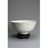 A CHINESE ENAMELLED PORCELAIN BOWL, SHENDE TANG ZHI, 19TH CENTURY. Finely potted with rounded