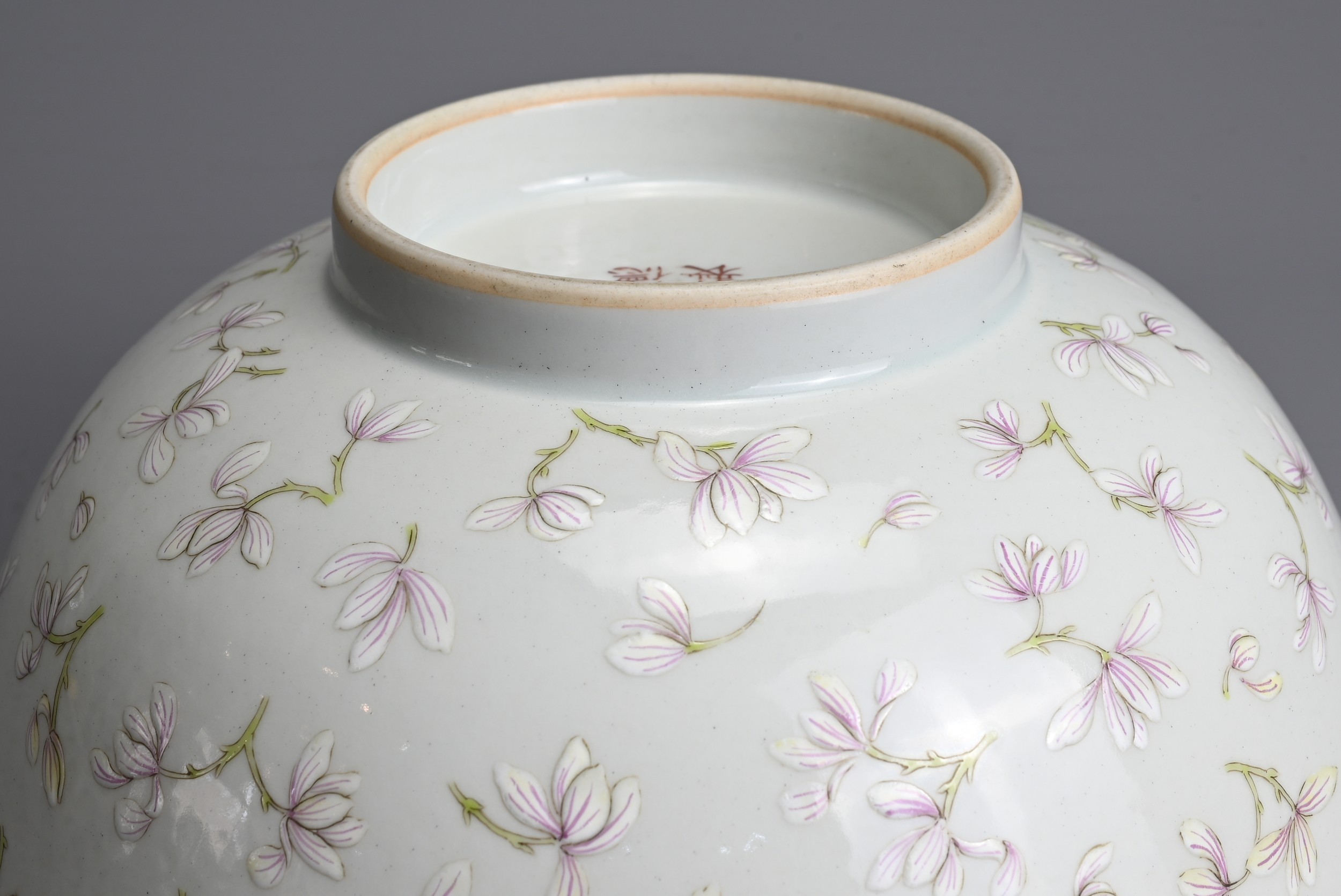 A CHINESE ENAMELLED PORCELAIN BOWL, SHENDE TANG ZHI, 19TH CENTURY. Finely potted with rounded - Image 8 of 8