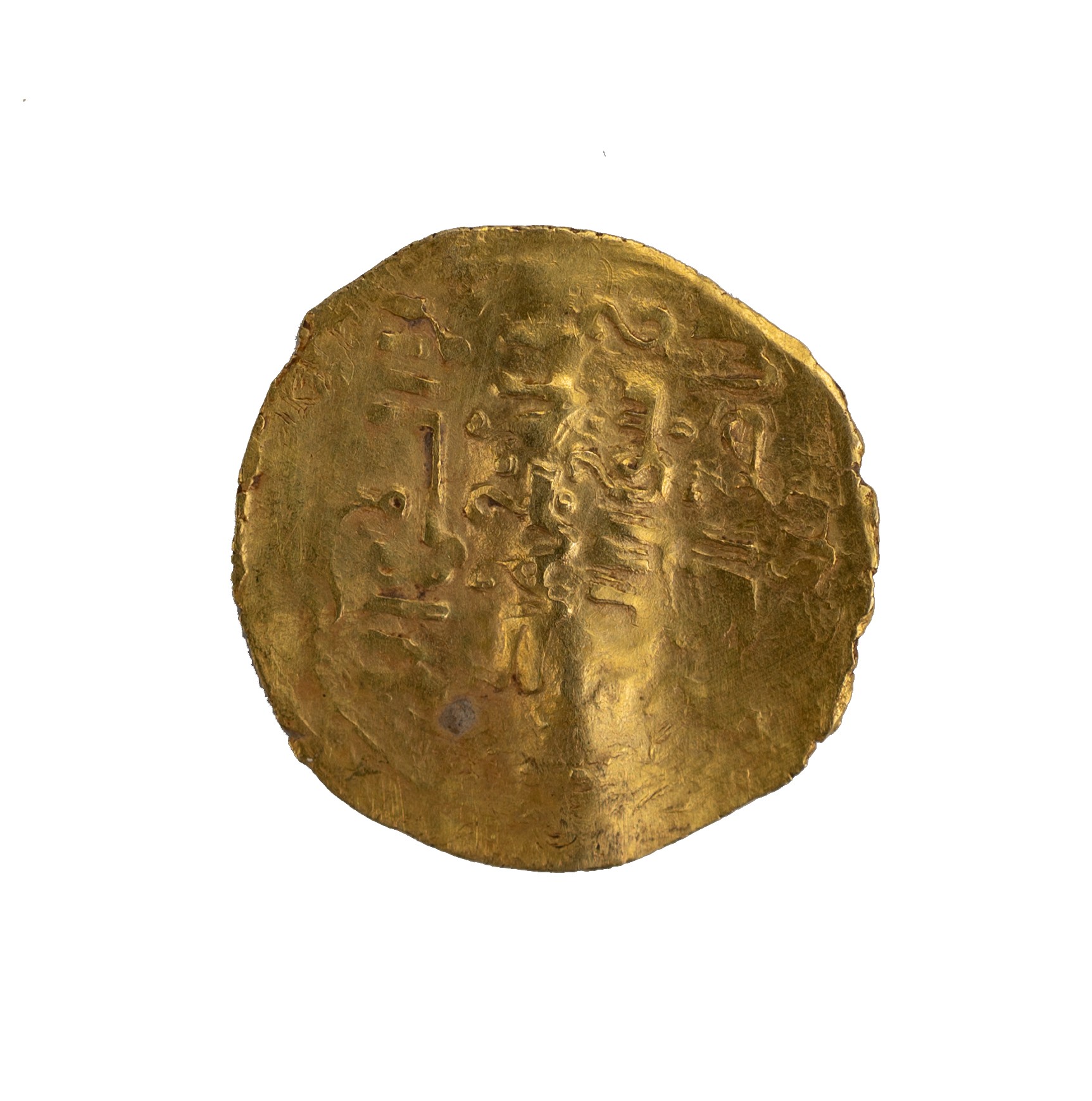 A MONGOL GOLD COIN, PROBABLY KHAWARIZM KHWAREZMIAN DYNASTY (1077-1231 - Image 3 of 3