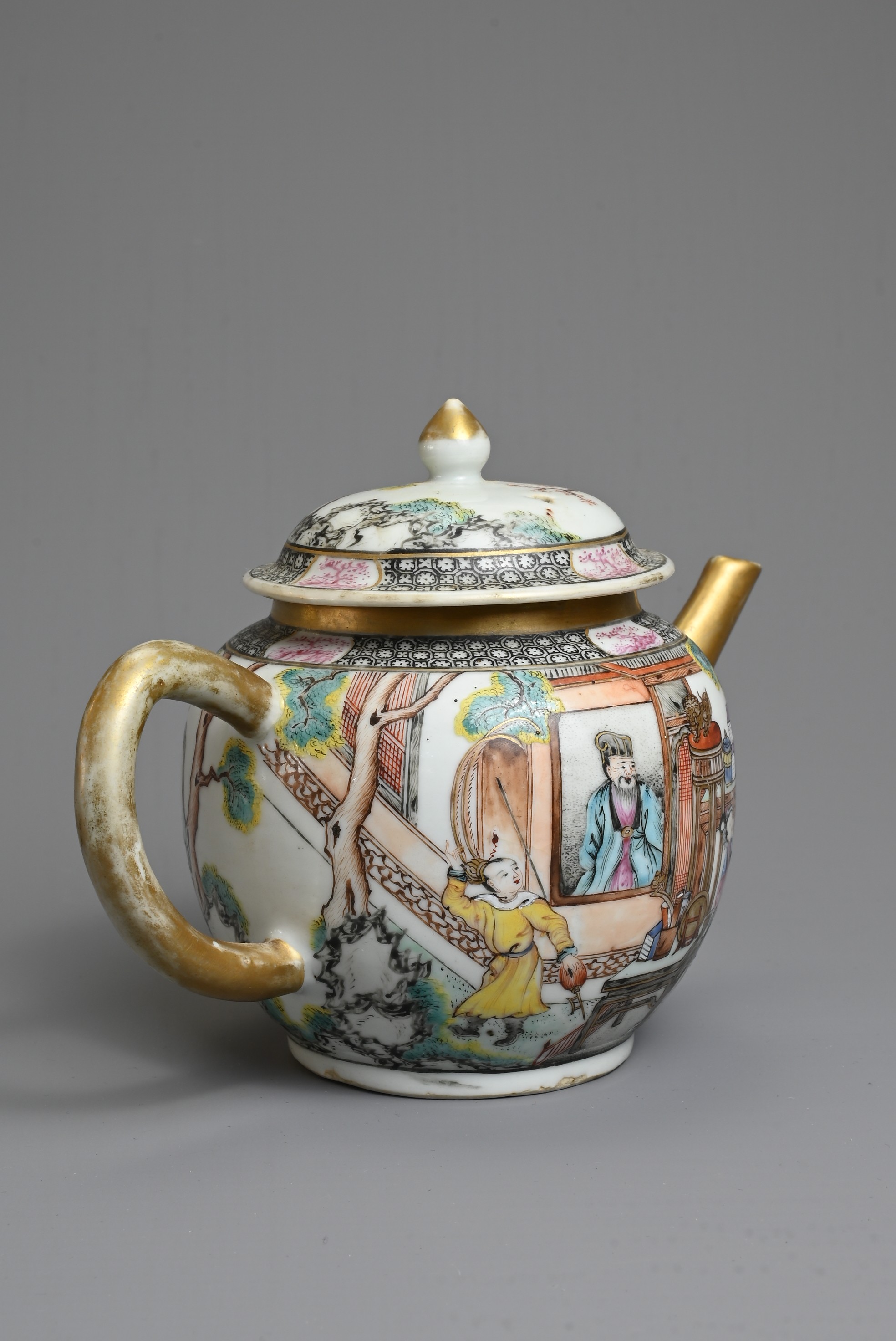 A FINE CHINESE FAMILLE ROSE PORCELAIN TEAPOT, 18TH CENTURY - Image 3 of 21