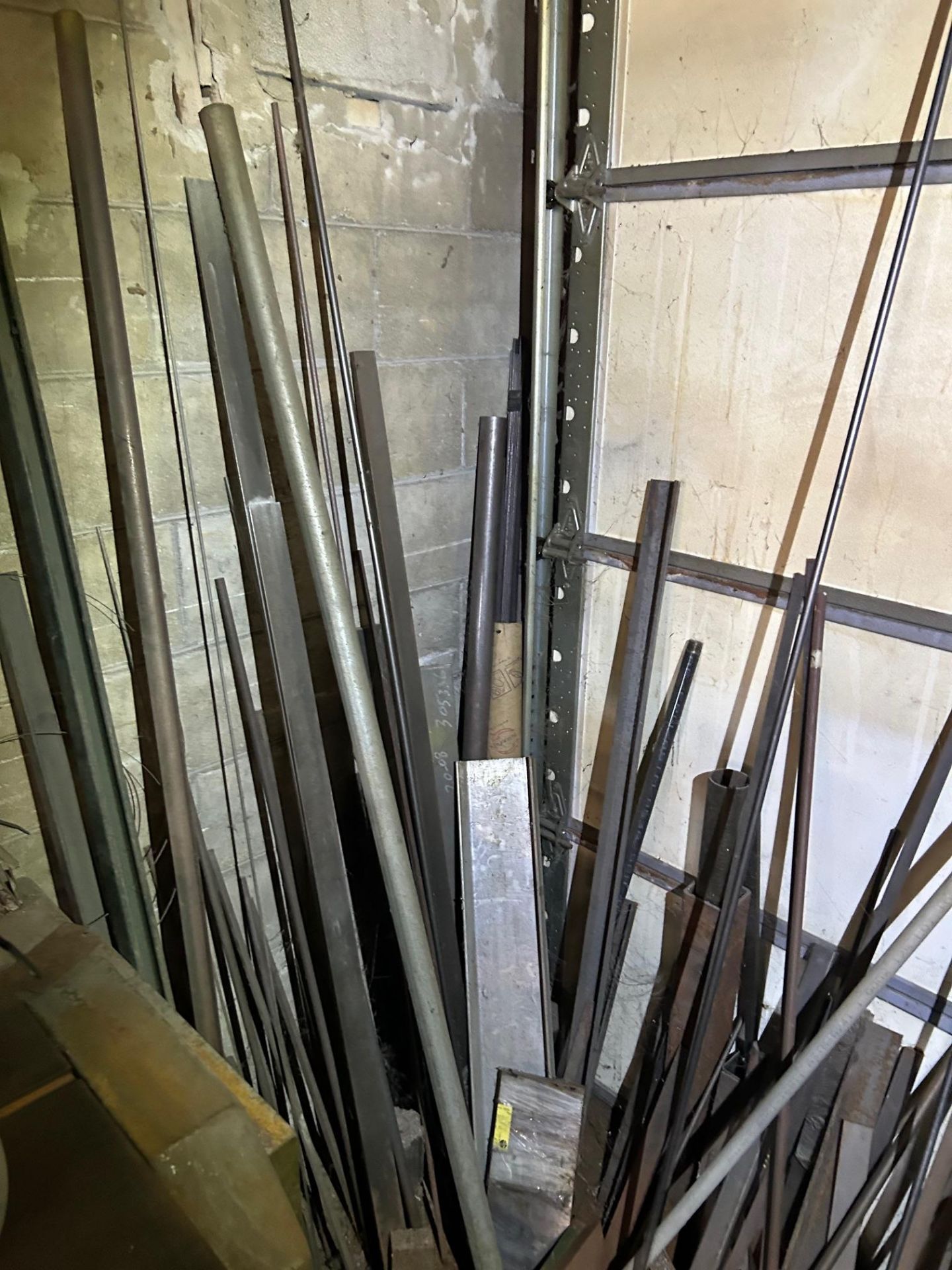 Raw Steel Contents, Bar Stock, Pipe, Expanded Metal & other Metal Stock with Metal Table - Image 2 of 9