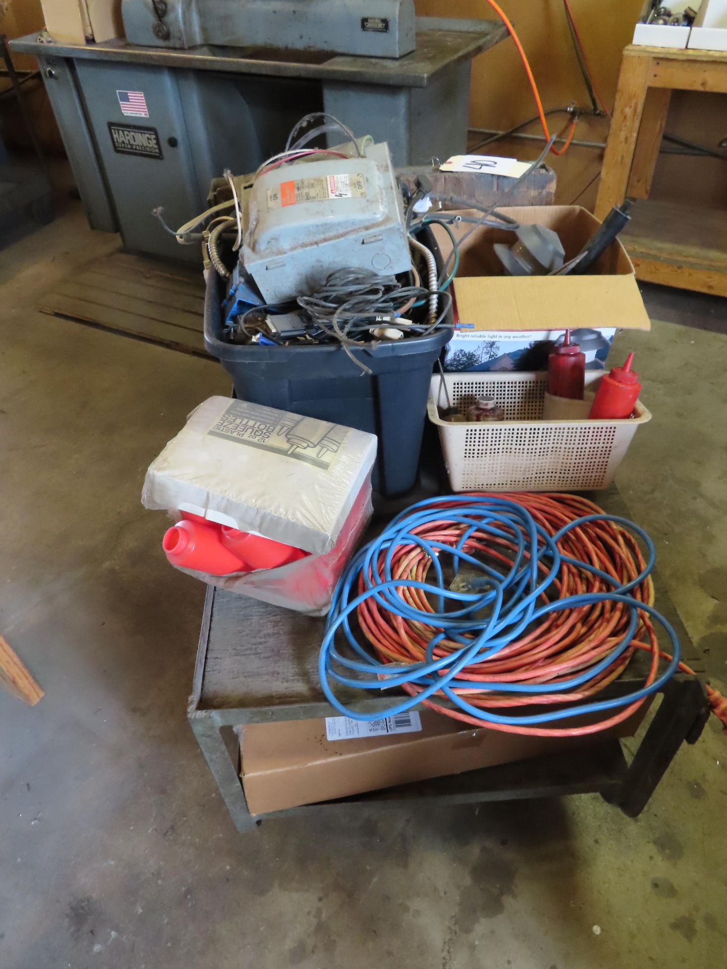 4-Wheel Shop Cart and Contents - Image 2 of 5