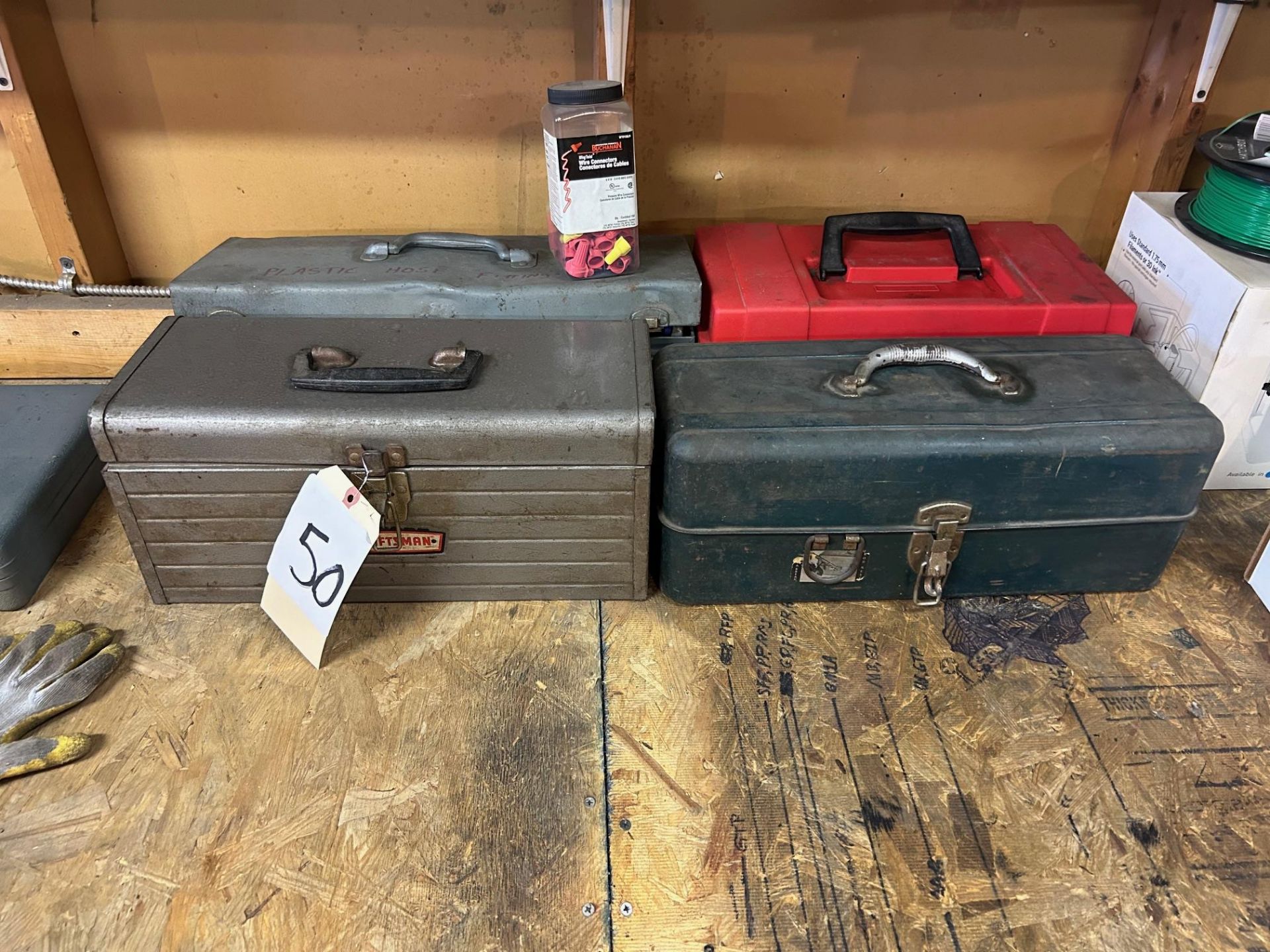 (4) Tool Boxes and Contents