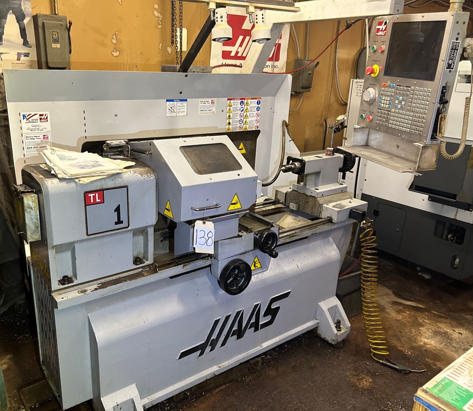 Haas TL-1 CNC Lathe, (2009), Model: TL-1, SN: 3085679 - Image 5 of 17