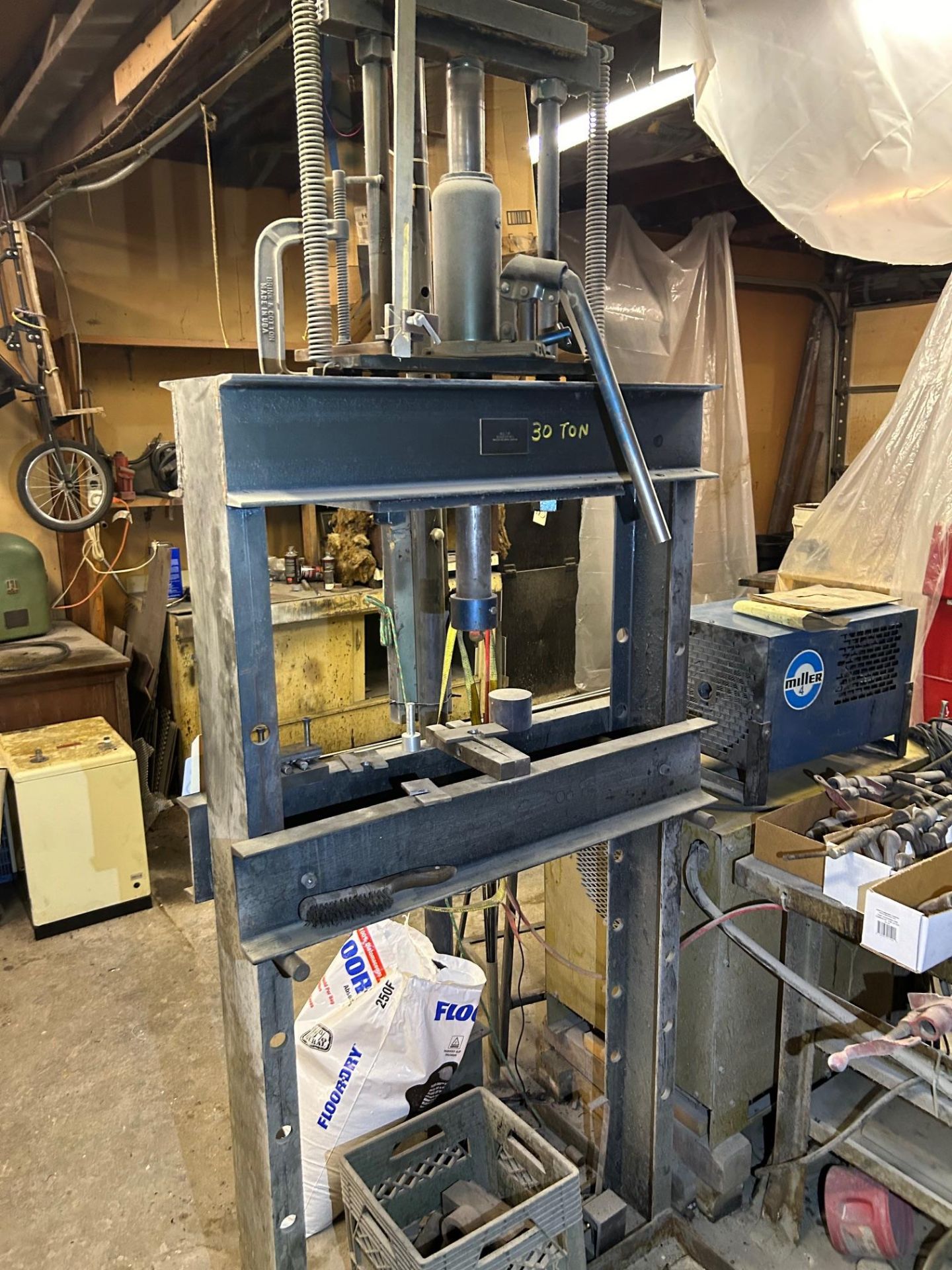 30-Ton H-Frame Shop-Type Hydraulic Press