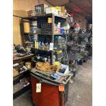 Misc. Gun Smith Tools, Includes All Content of Cabinet 4-Wheel Cart & Shelf Contents