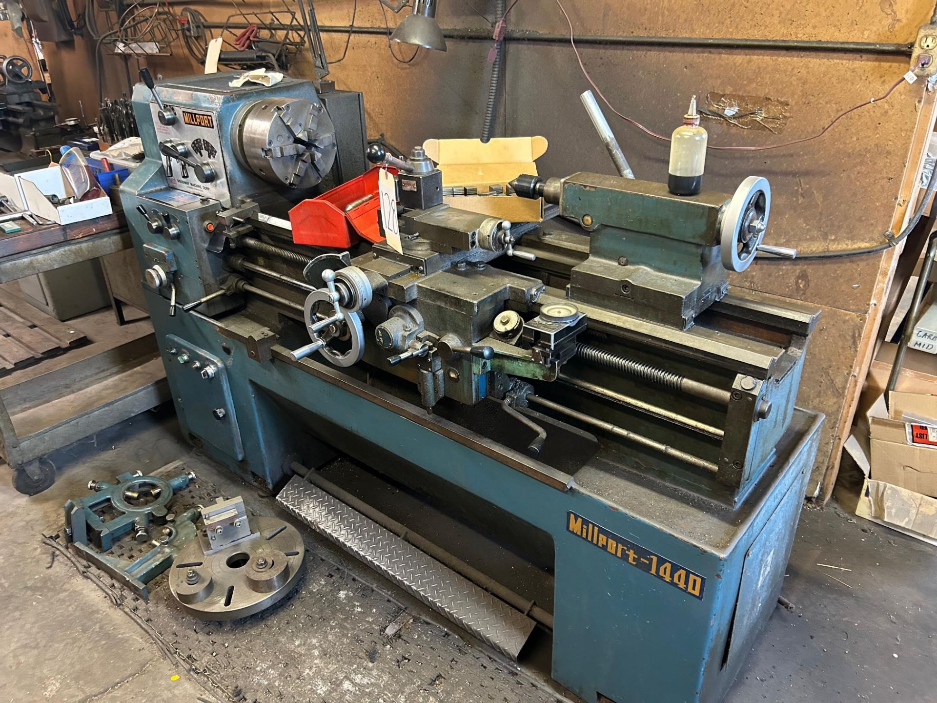 Millport Tool Room Lathe, Model: 1140, includes: Steady Rest, Face Plate - Image 2 of 11