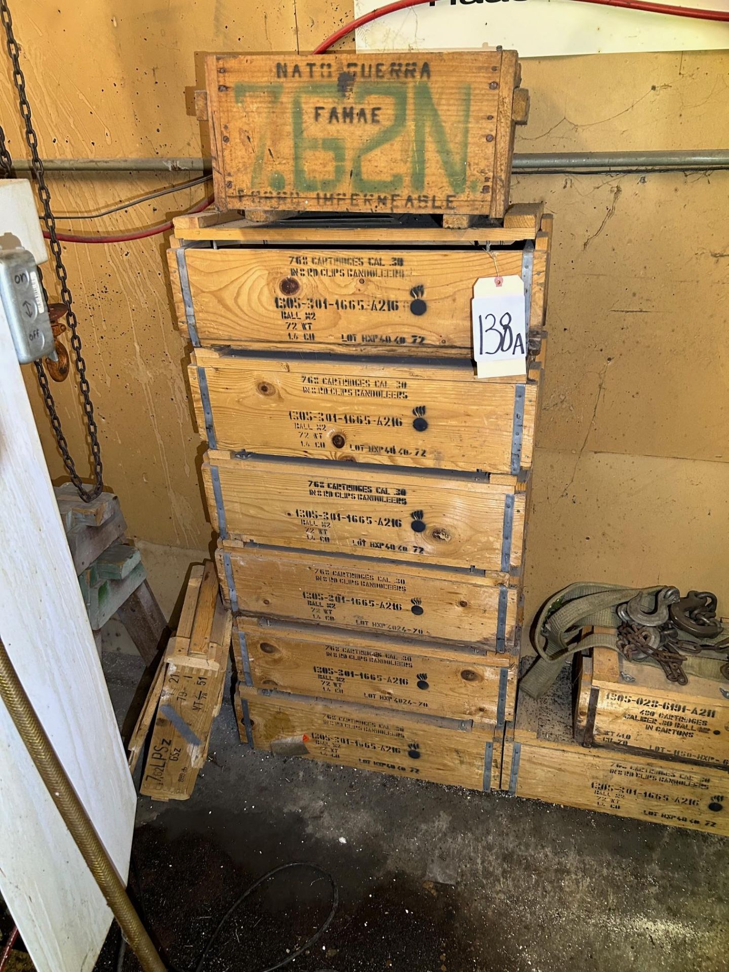 Lot of Wooden Ammunition Boxes (Empty no Contents in Boxes)