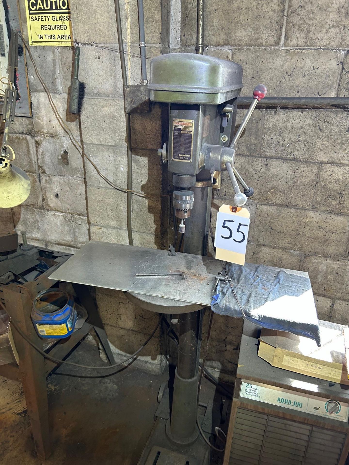 Duracraft Pedestal Type Drill Press, Model: DP514-12S, 5/8 Capacity