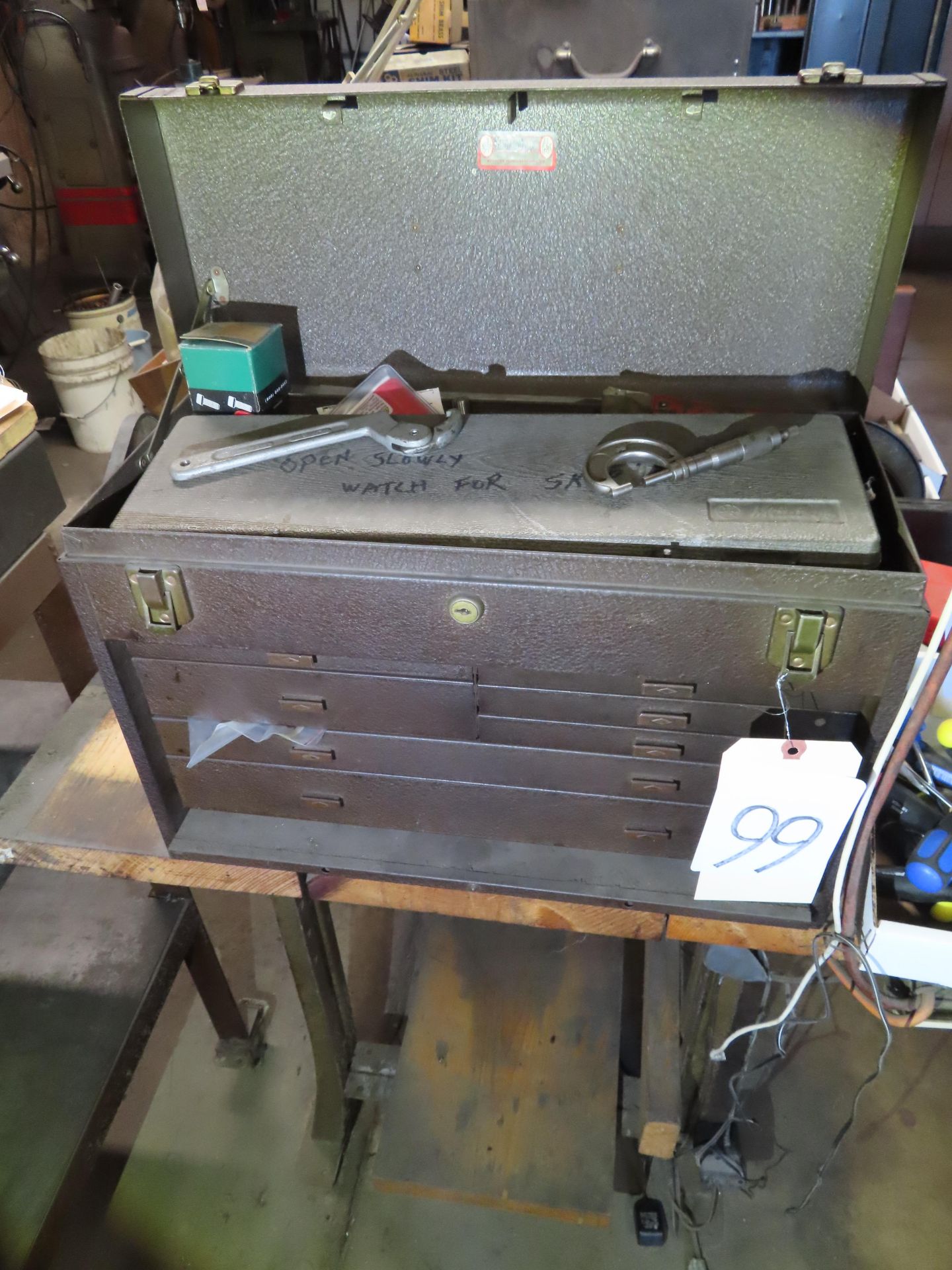 Kennedy Tool Box, Model 520 & Contents - Image 11 of 11