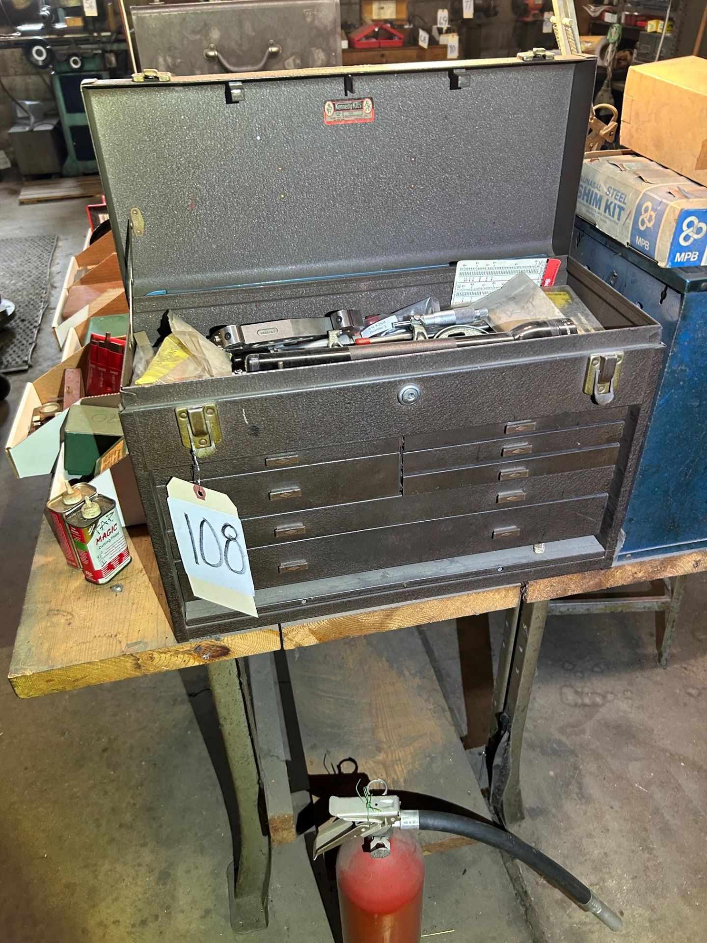 Kennedy Tool Box, Model 520 & Contents - Image 2 of 11