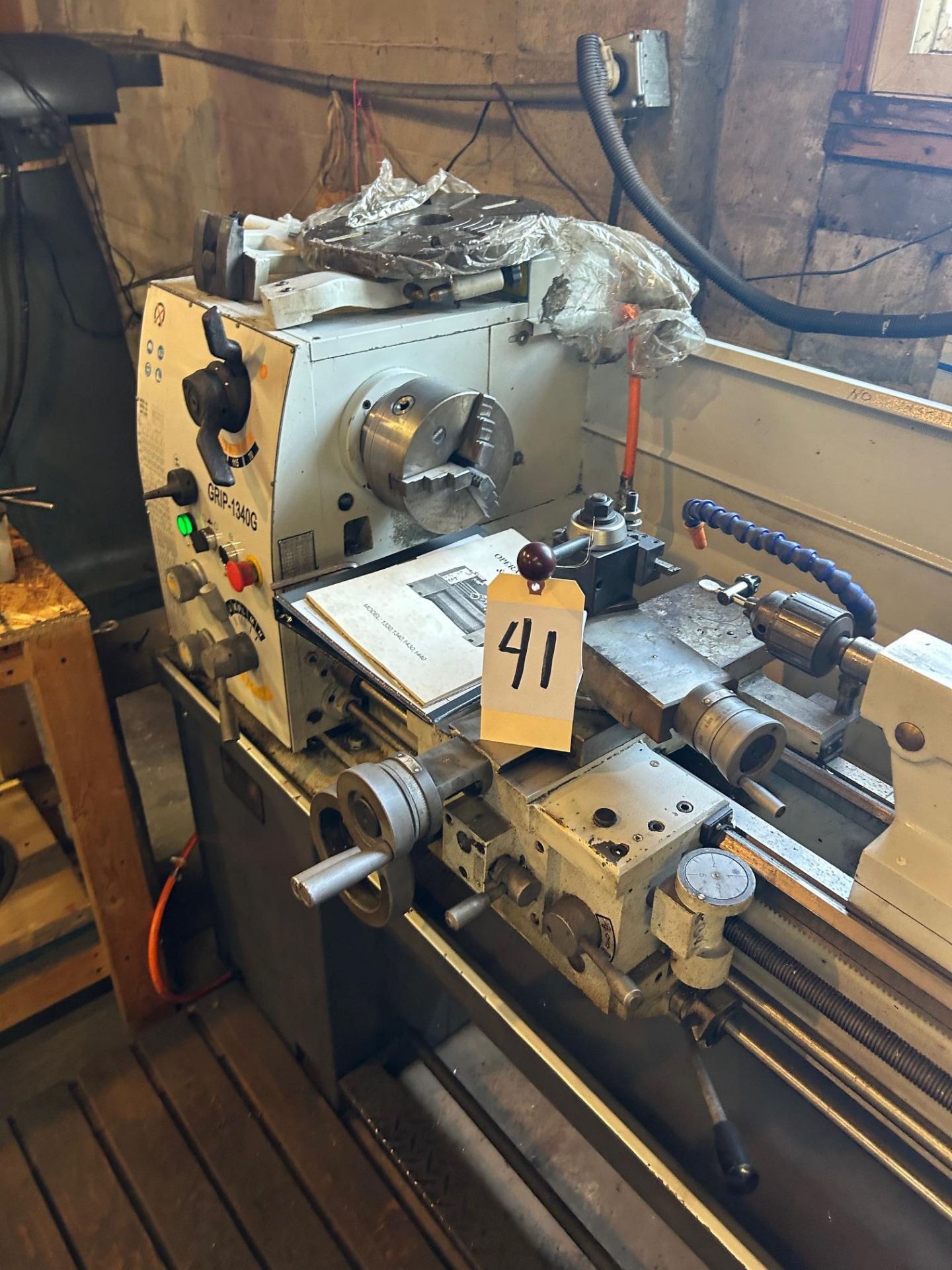 KBC Tool Room Lathe with Steady Rest, Model: GRIP-1340G, SN: 021010 - Image 16 of 18