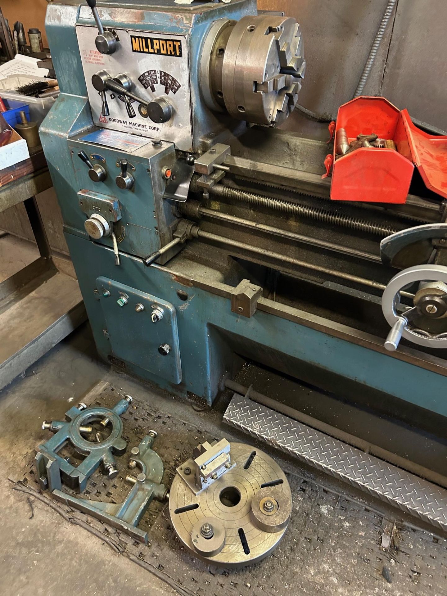 Millport Tool Room Lathe, Model: 1140, includes: Steady Rest, Face Plate - Image 3 of 11
