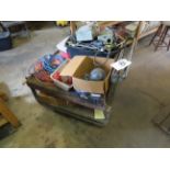 4-Wheel Shop Cart and Contents