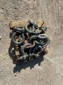 MISC PALLET OF DIFFERENT SIZED CLEVIS’