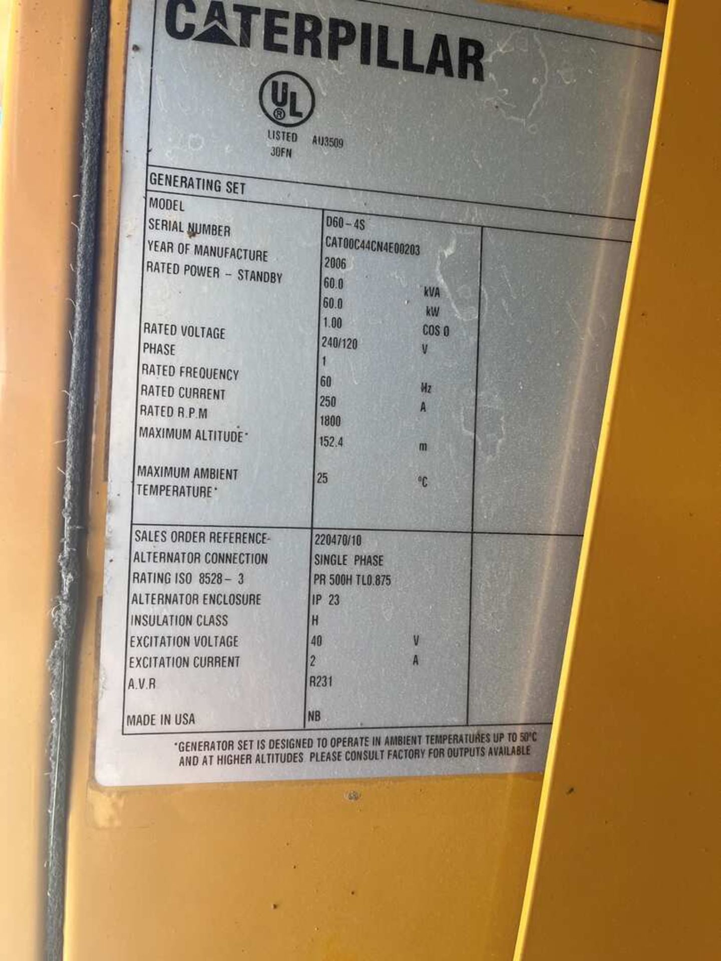 2006 CATERPILLAR D604S GENERATOR - Image 21 of 56