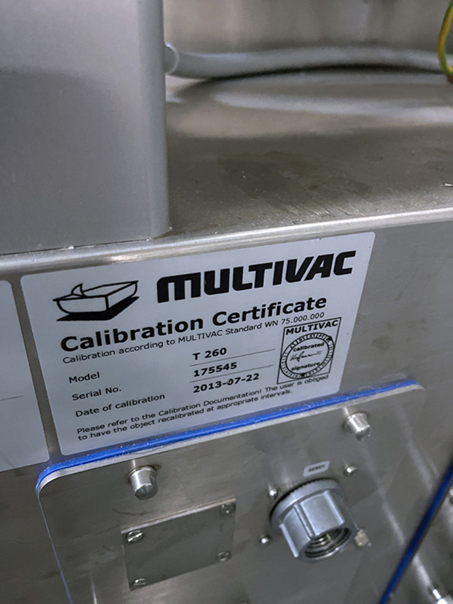 Multivac T-260 Sealing Machine (2013) - Image 9 of 9